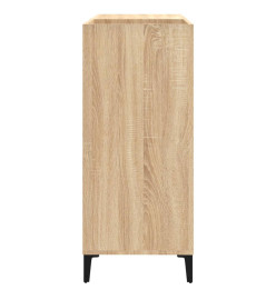 Armoire à disques chêne sonoma 84,5x38x89 cm bois d'ingénierie