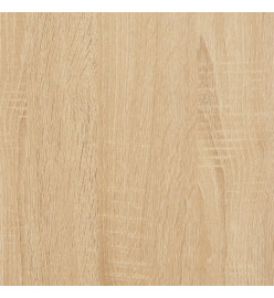 Armoire à disques chêne sonoma 84,5x38x89 cm bois d'ingénierie