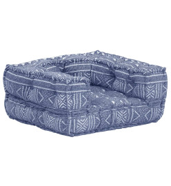 Pouf modulaire Indigo Tissu