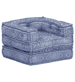 Pouf modulaire Indigo Tissu