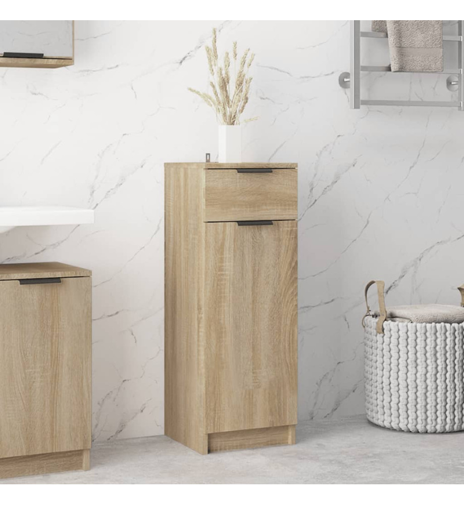 Armoire de salle de bain Chêne sonoma 32x34x90 cm Armoire de salle de bain Chêne sonoma 32x34x90 cm