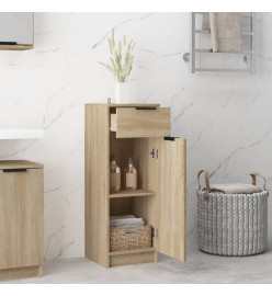 Armoire de salle de bain Chêne sonoma 32x34x90 cm