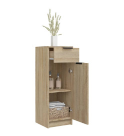 Armoire de salle de bain Chêne sonoma 32x34x90 cm