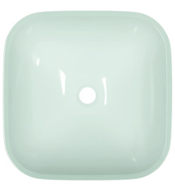 Lavabo Verre 42x42x14 cm Blanc