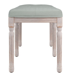 Banc Gris clair 110x40x49 cm Velours