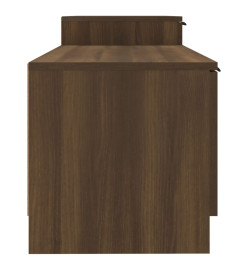 Meuble TV Chêne marron 158,5x36x45 cm Bois d'ingénierie