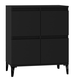 Buffet Noir 60x35x70 cm Bois d'ingénierie