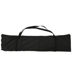 Filet de baseball portable rouge et noir 369x107x271 cm