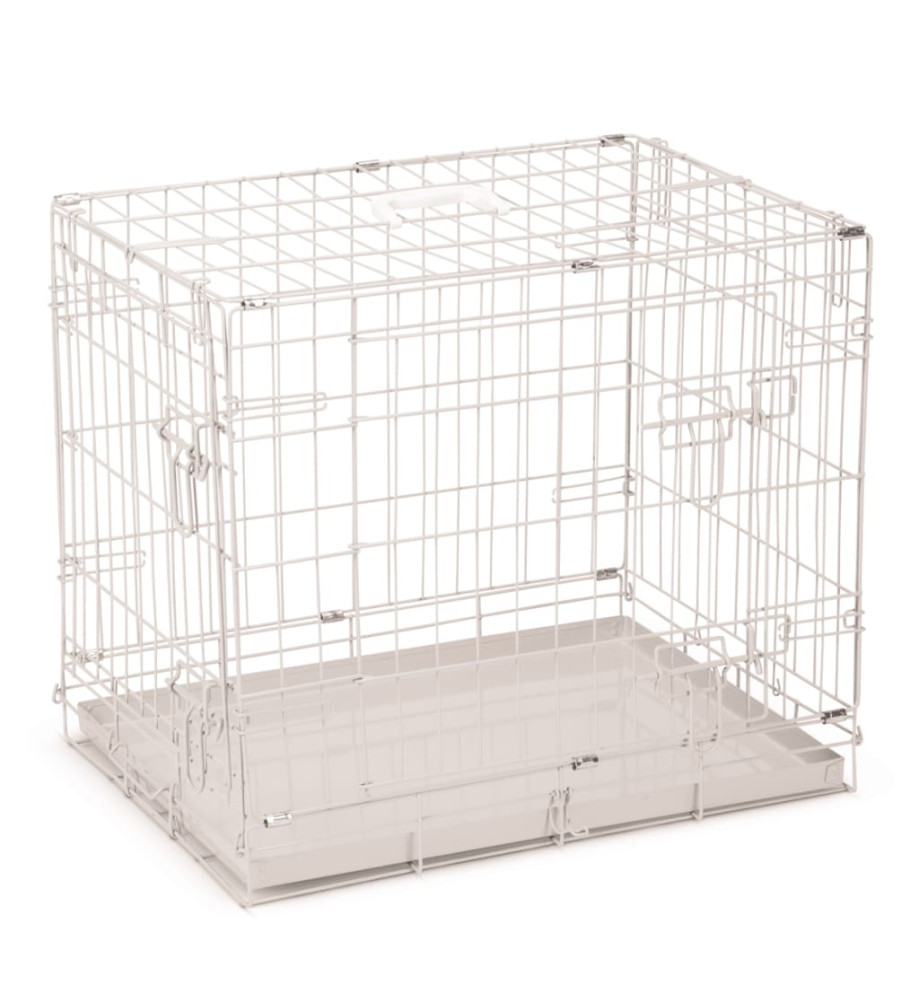 425590 Beeztees Dog Crate 62x44x49 cm Grey