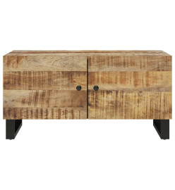 Table basse 80x50x40 cm Bois de manguier solide et d'ingénierie