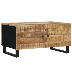 Table basse 80x50x40 cm Bois de manguier solide et d'ingénierie