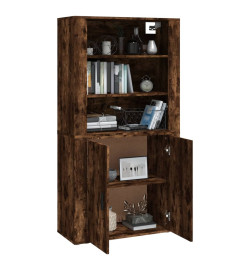 Buffet haut Chêne fumé Bois d'ingénierie