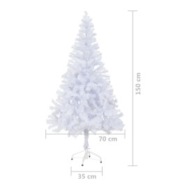 Arbre de Noël artificiel avec support 150 cm 380 branches