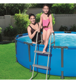 Bestway Échelle de piscine à 2 marches Flowclear 84 cm 58430