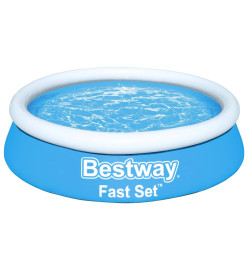 Bestway Piscine gonflable Fast Set ronde 183x51 cm bleu