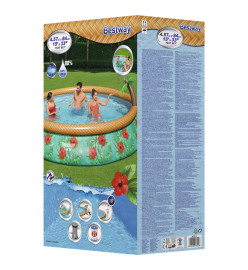 Bestway Ensemble de piscine gonflable Paradise Palms 457x84 cm