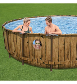 Bestway Ensemble de piscine Power Steel 549x122 cm