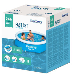 Bestway Piscine gonflable ronde 244x66 cm 57265