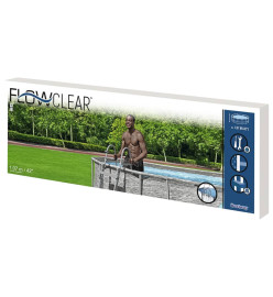 Bestway Échelle de piscine à 4 marches Flowclear 107 cm