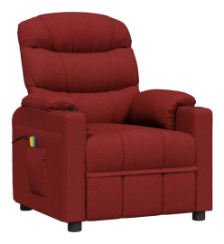 Fauteuil de massage Rouge bordeaux Tissu