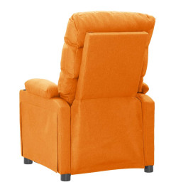 Fauteuil inclinable Jaune Tissu