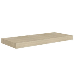 Étagère murale flottante Chêne 60x23,5x3,8 cm MDF