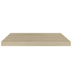 Étagère murale flottante Chêne 60x23,5x3,8 cm MDF