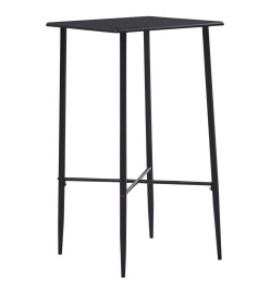 Ensemble de bar 3 pcs Plastique Noir