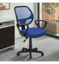 Rousseau Chaise de bureau Hippa Polyester Bleu