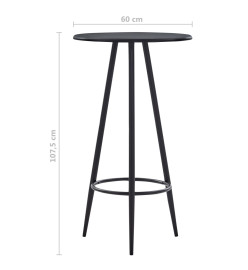 Ensemble de bar 5 pcs Plastique Noir