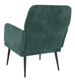 Fauteuil Vert foncé 62x79x79 cm Velours