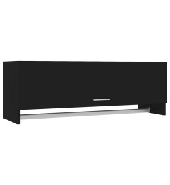 Garde-robe Noir 100x32,5x35 cm Aggloméré
