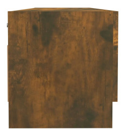 Garde-robe Chêne fumé 100x32,5x35 cm Bois d'ingénierie