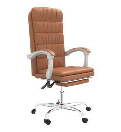 Fauteuil inclinable de bureau Marron Similicuir