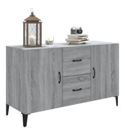 Buffet sonoma gris 100x36x60 cm bois d'ingénierie