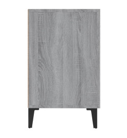 Buffet sonoma gris 100x36x60 cm bois d'ingénierie