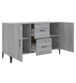 Buffet sonoma gris 100x36x60 cm bois d'ingénierie
