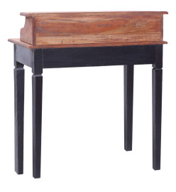 Bureau avec tiroirs 90x50x101 cm Bois de récupération solide