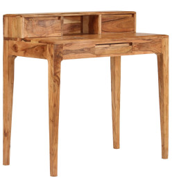 Bureau avec tiroirs Bois massif 88 x 50 x 90 cm