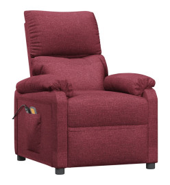 Fauteuil de massage Rouge bordeaux Tissu