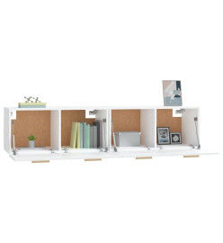Armoires murales 2 pcs Blanc 80x35x36,5 cm Bois d'ingénierie