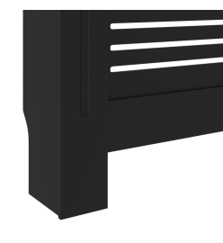 Cache-radiateur MDF Noir 205 cm