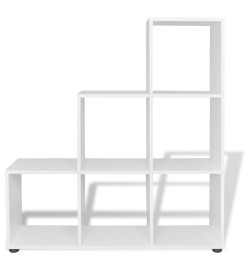 Bibliothèque/étagère 107 cm Blanc