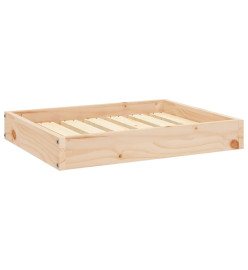 Lit pour chien 61,5x49x9 cm Bois de pin solide