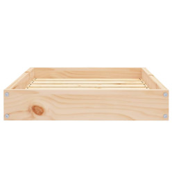 Lit pour chien 61,5x49x9 cm Bois de pin solide