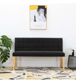 Banc 140 cm Noir Velours