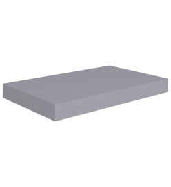 Étagères murales flottantes 2 pcs Gris 40x23x3,8 cm MDF