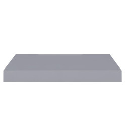 Étagères murales flottantes 2 pcs Gris 40x23x3,8 cm MDF