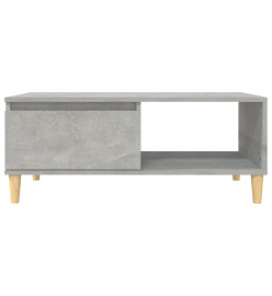 Table basse Gris béton 90x50x36,5 cm Bois d'ingénierie