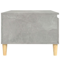 Table basse Gris béton 90x50x36,5 cm Bois d'ingénierie